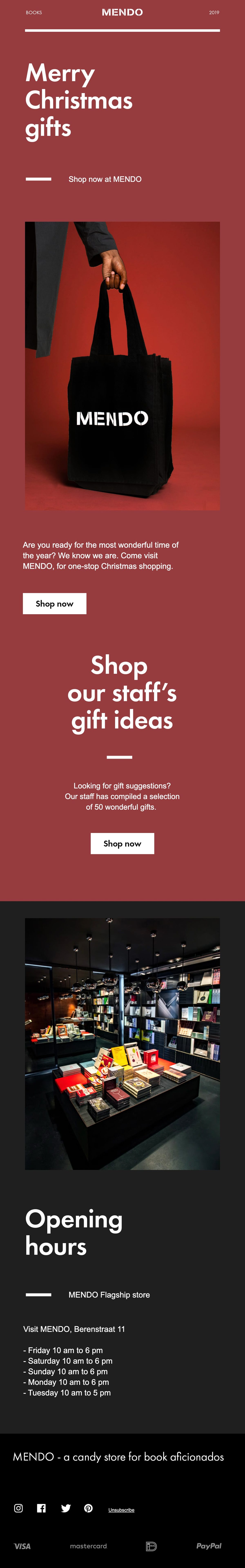 Mendo books email
