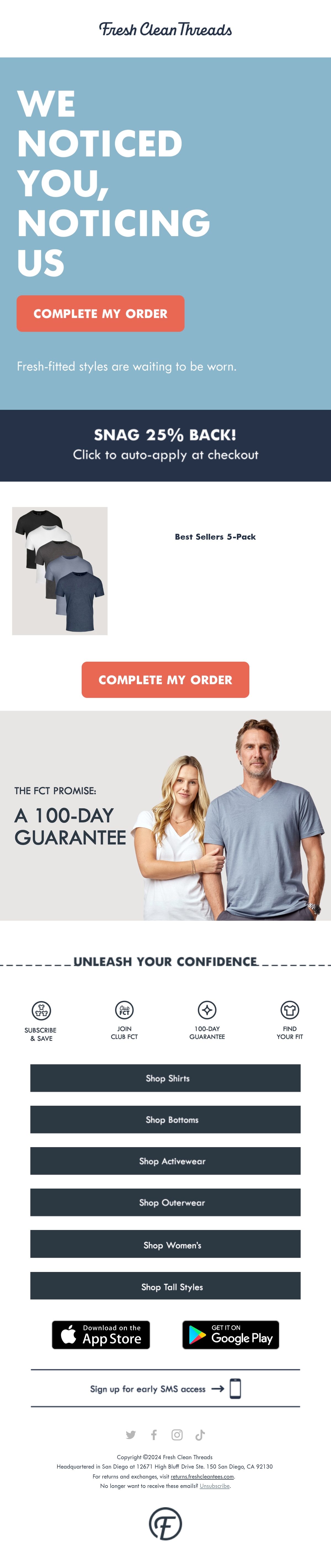 Fresh Clean Threads icons email
