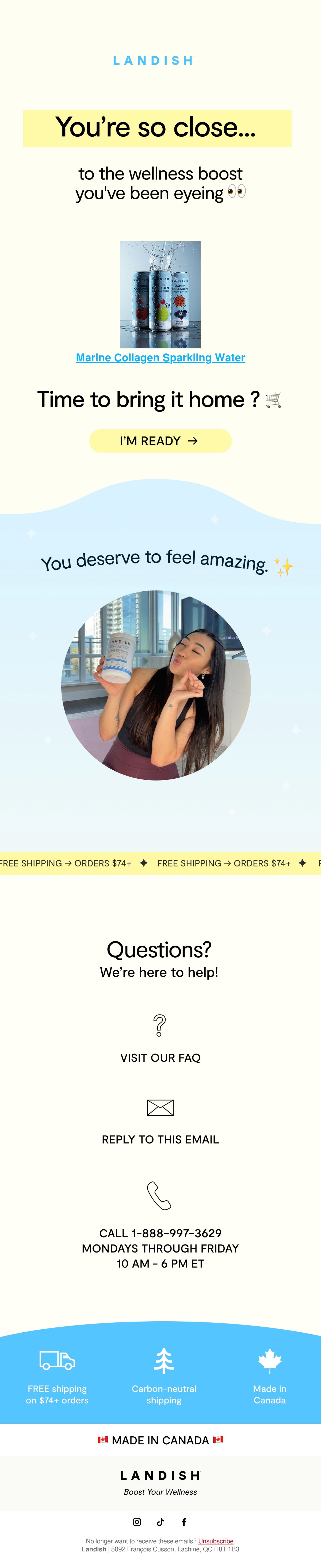 L A N D I S H icons email