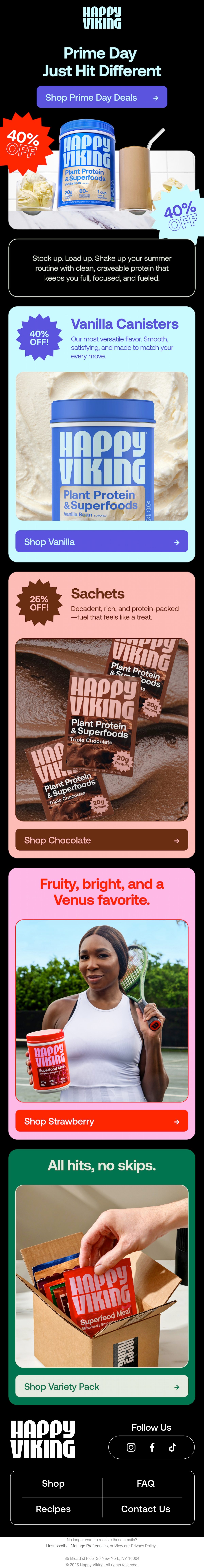 Happy Viking prime day email