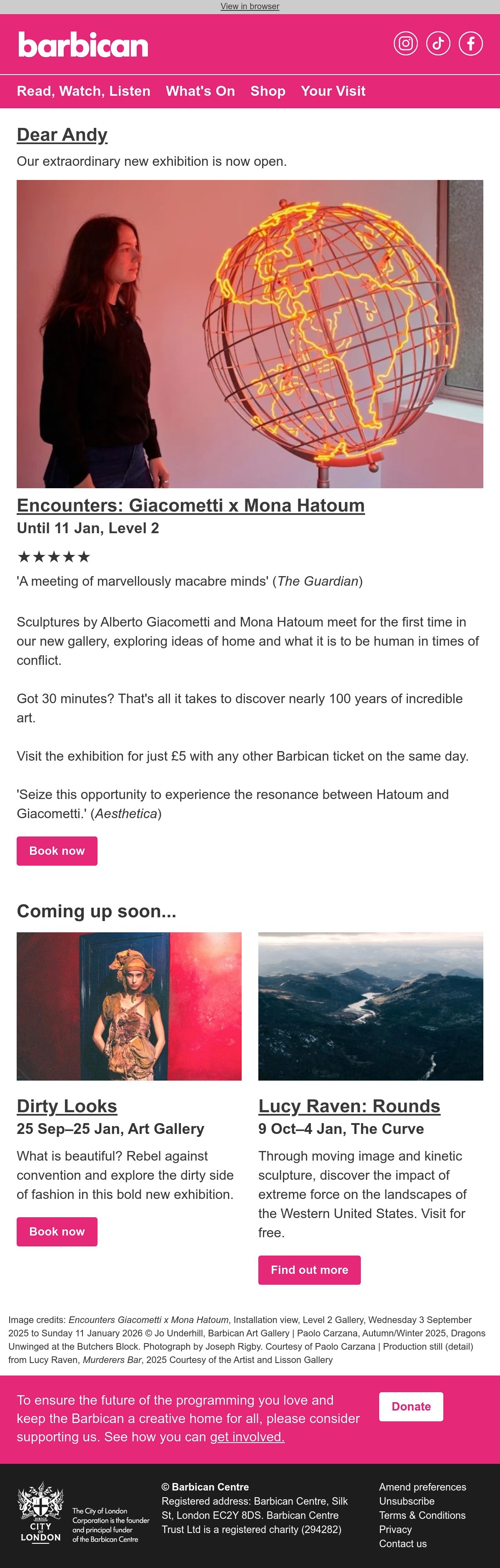 Your Barbican nonprofit email