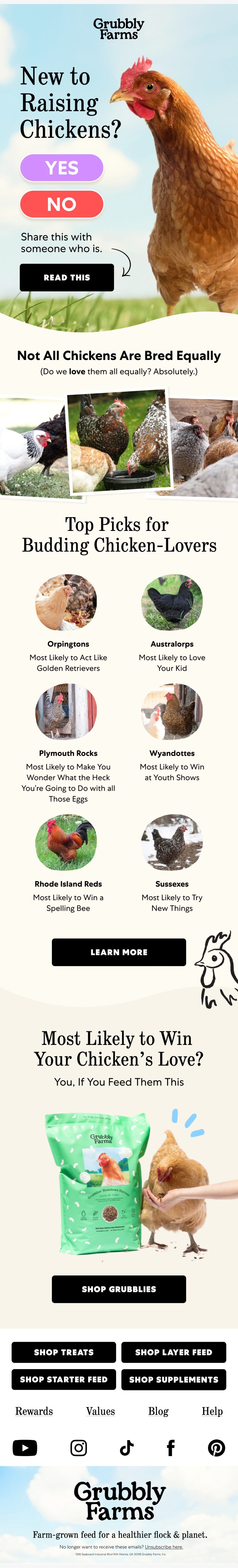 Grubbly Farms plants email