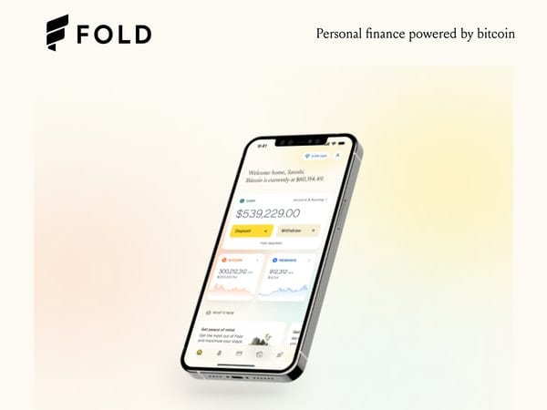 Fold Bitcoin email design