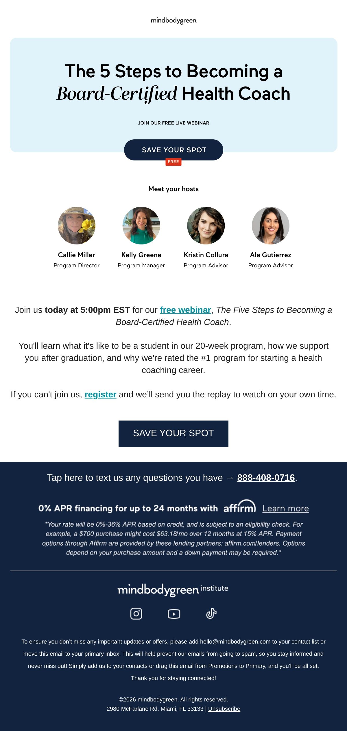 the long game by mbg webinar email