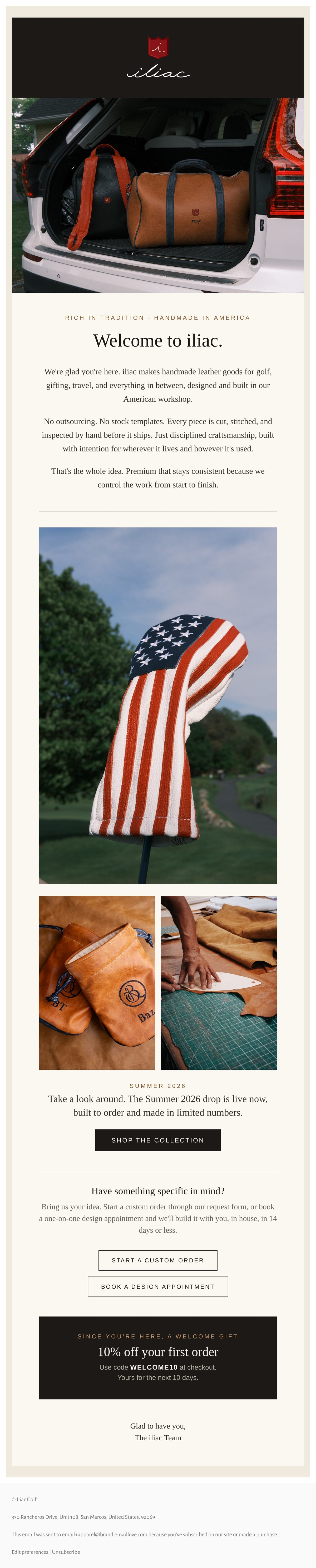 iliac Golf golf email