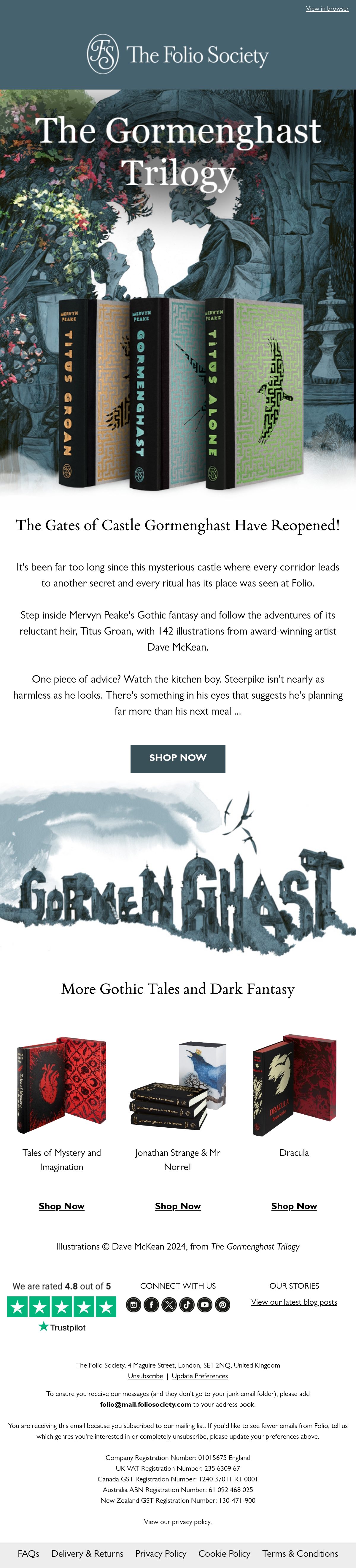 The Folio Society books email