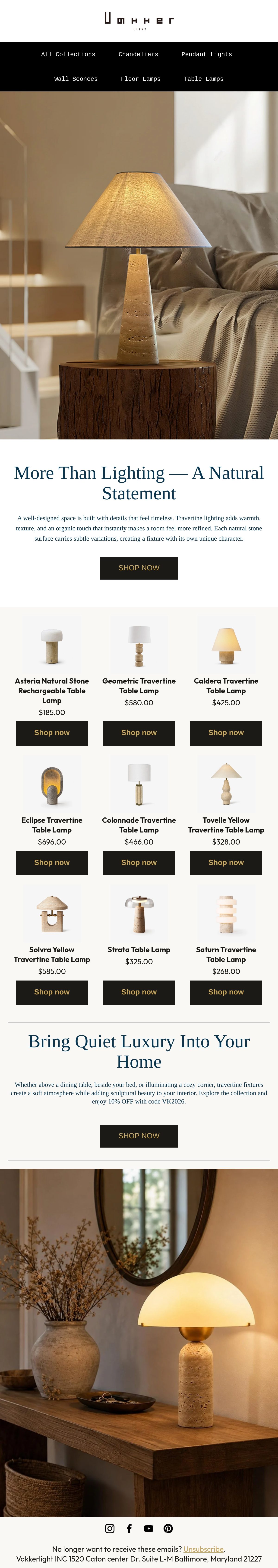 Vakkerlight lighting email