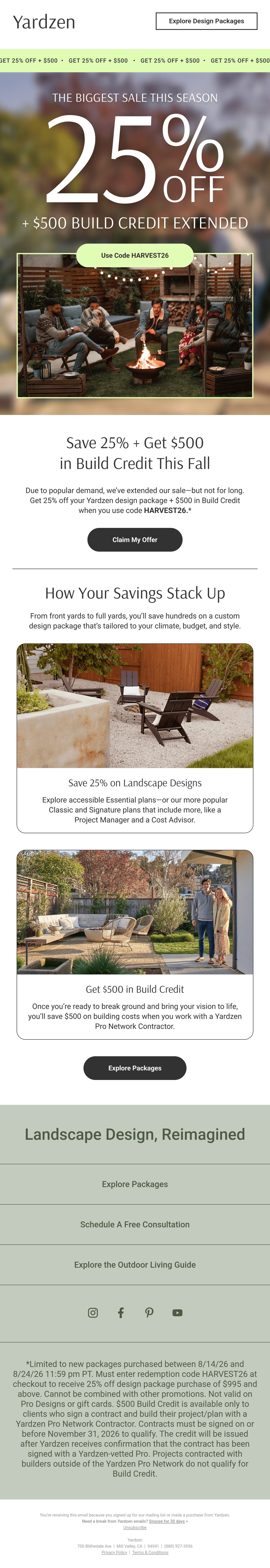 Yardzen garden email