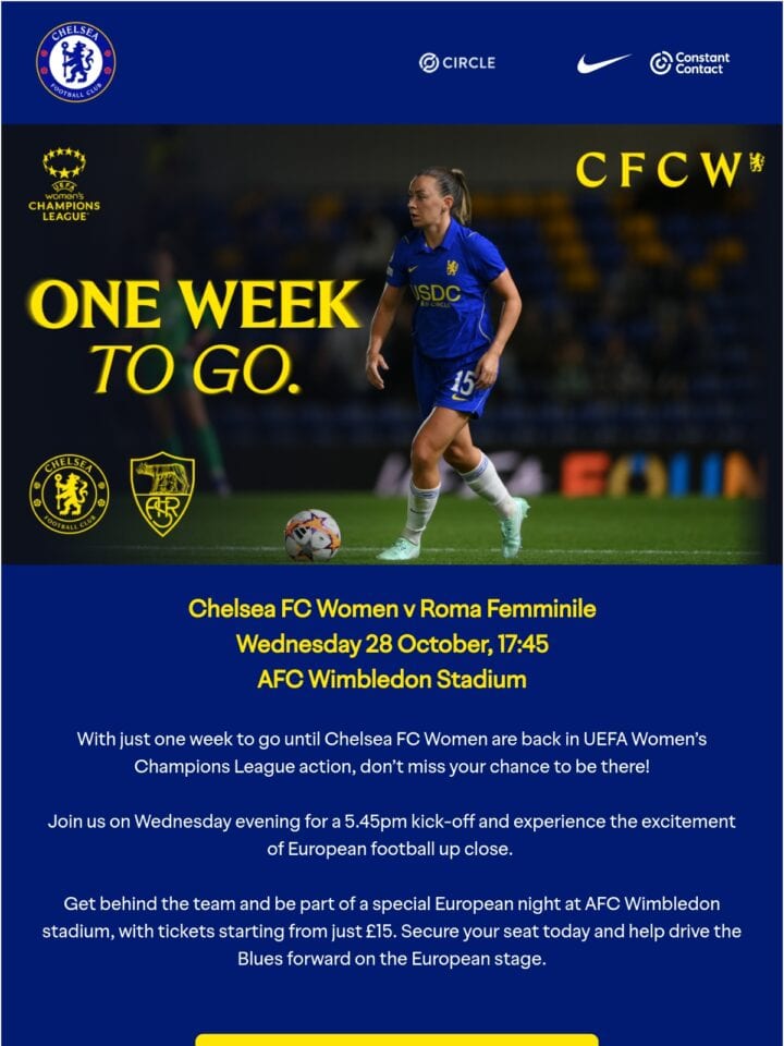 Chelsea FC Emails and Newsletters