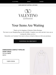 Valentino Email Design