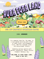 Aura Bora Welcome Email
