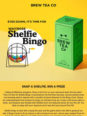 Brew Tea Company Email Design