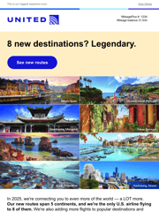 United Airlines Email Design