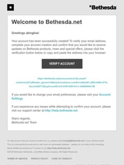 Email Inspiration from Bethesda.net