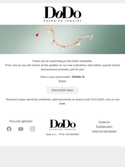 Email Inspiration from Dodo Official Online Boutique United States
