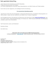 Email Inspiration from AIDA News