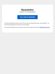 Email Inspiration from Coley Home