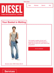Email Inspiration from Diesel Online Store