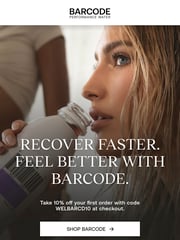 Email Inspiration from Drink Barcode