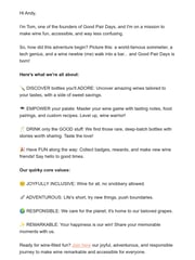 Email Inspiration from Good Pair Days