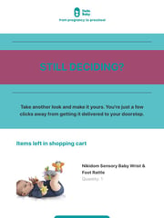 Email Inspiration from Hello Baby
