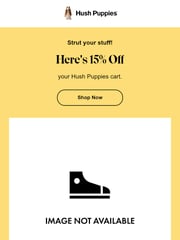 Email Inspiration from Hush Puppies