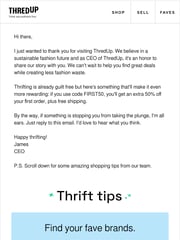 Email Inspiration from James Reinhart