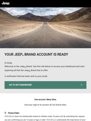 Email Inspiration from Jeep