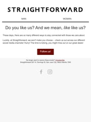 Email Inspiration from Jessica of Straightforward