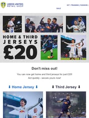 Email Inspiration from Leeds United