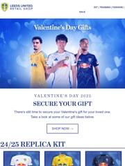 Email Inspiration from Leeds United