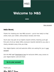 Email Inspiration from Marks and Spencer Service