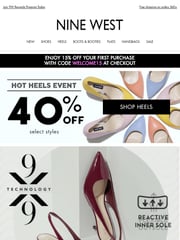 Email Inspiration from NINE WEST