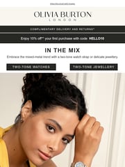Email Inspiration from Olivia Burton