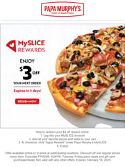 Email Inspiration from Papa Murphy's