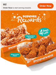 Email Inspiration from Popeyes