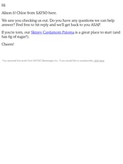 Email Inspiration from SAYSO