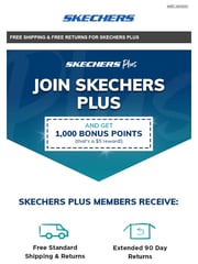 Email Inspiration from SKECHERS PLUS