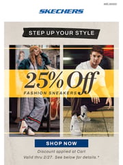 Email Inspiration from SKECHERS