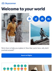 Email Inspiration from Skyscanner
