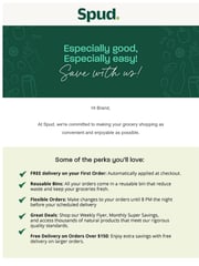 Email Inspiration from SPUD Reminder