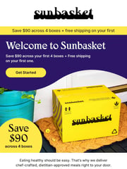 Email Inspiration from Sunbasket
