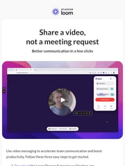 Email Inspiration from The Loom Team