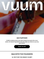 Email Inspiration from VUUM