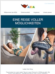 Email Inspiration from Willkommen bei AIDA