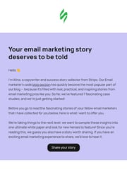 Email Inspiration from Alina from Stripo