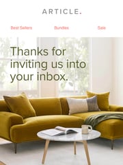 Email Inspiration from Article