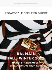 Email Inspiration from Balmain