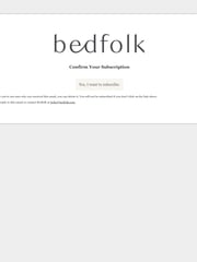 Email Inspiration from Bedfolk
