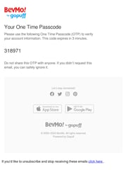 Email Inspiration from BevMo
